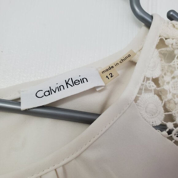 Calvin Klein Black & White Cocktail Dress – Size 12 - Picture 3 of 6